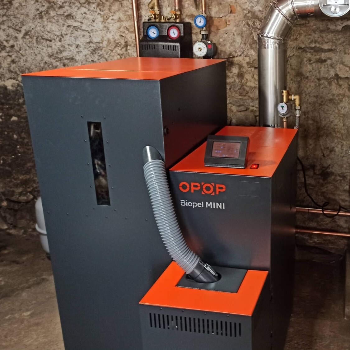 Pelletheizung Mini Biopel 11, 15, 21, 30 und 40 kW