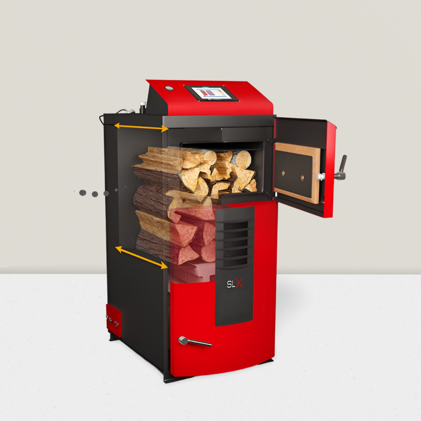 Pelletheizung und Holzvergaser 20 kW Set Smartfire 22 und Attack SLX 20