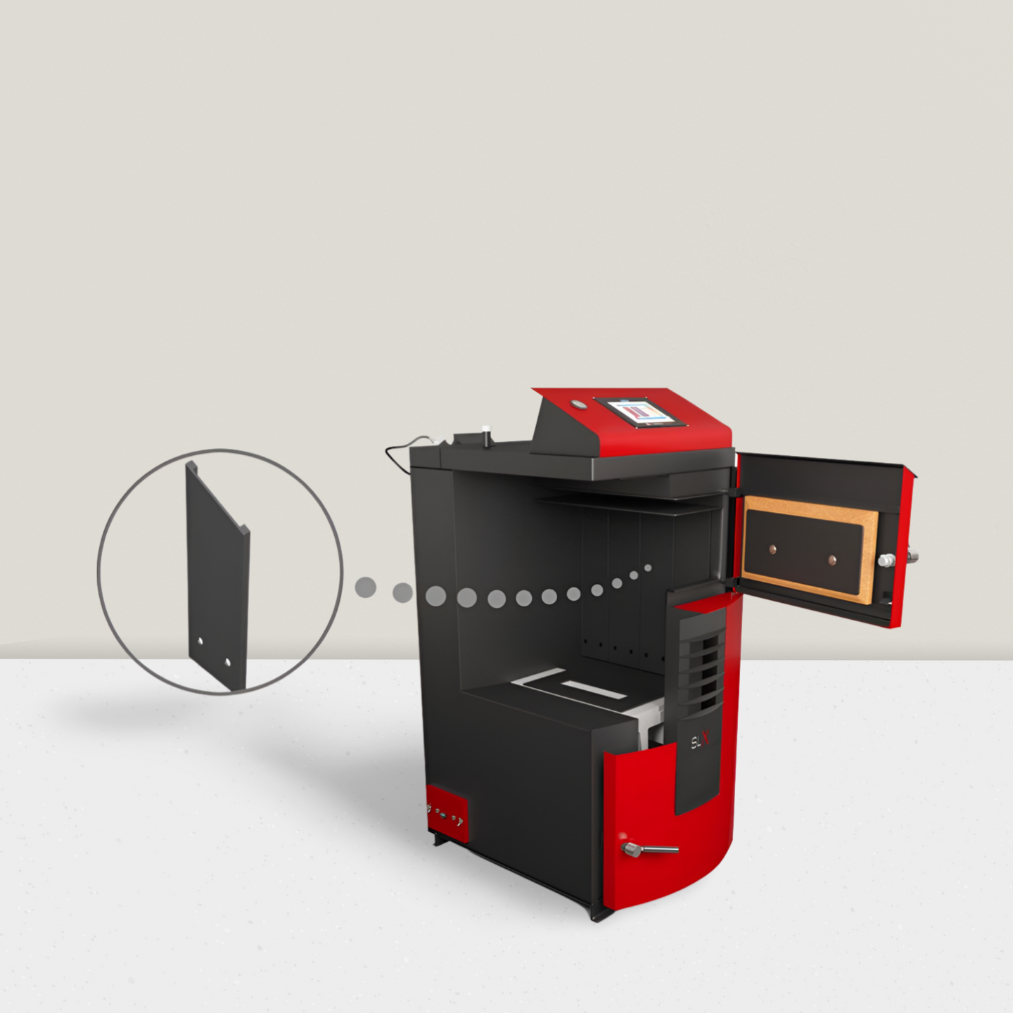 Holzvergaser Attack SLX Profi oder Lambda 20 bis 55 kW