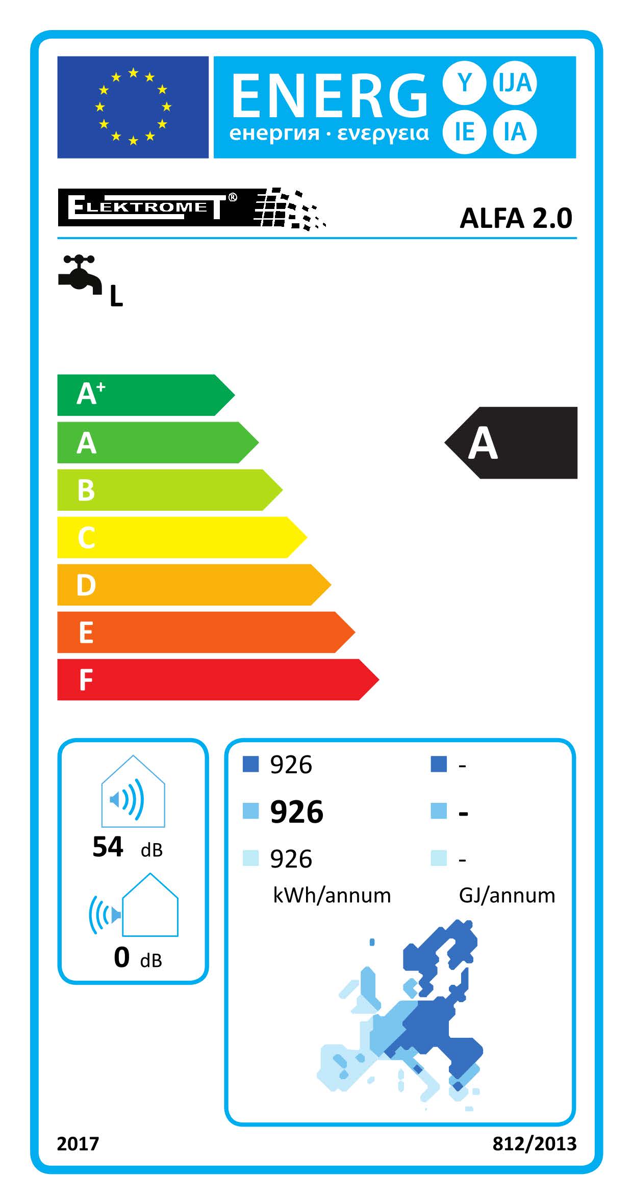 Brauchwasser Wärmepumpe Alfa2 mit 200l Warmwasserspeicher