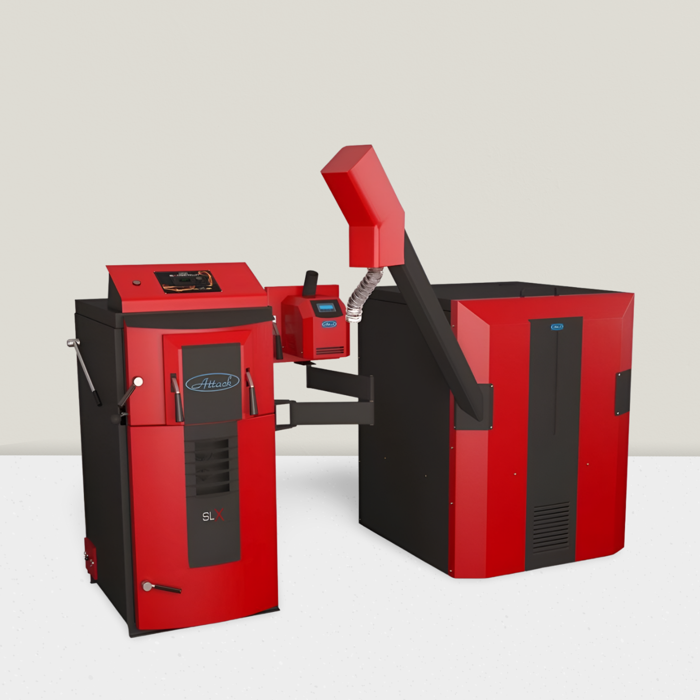 Kombikessel Attack SLX C 20 bis 35 kW - Pellets und Holz