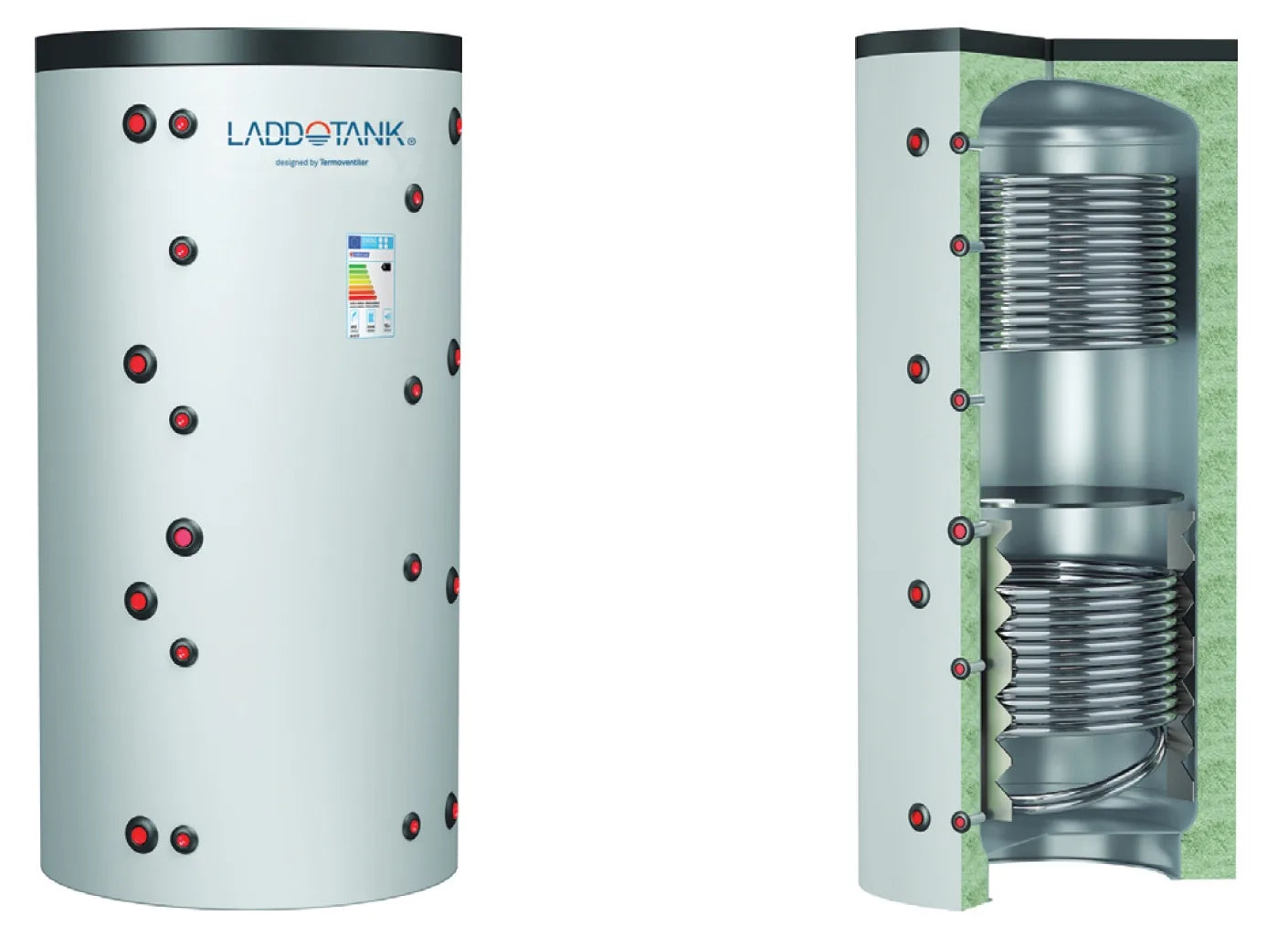 Pufferspeicher 500 bis 2000 Liter - Laddotank