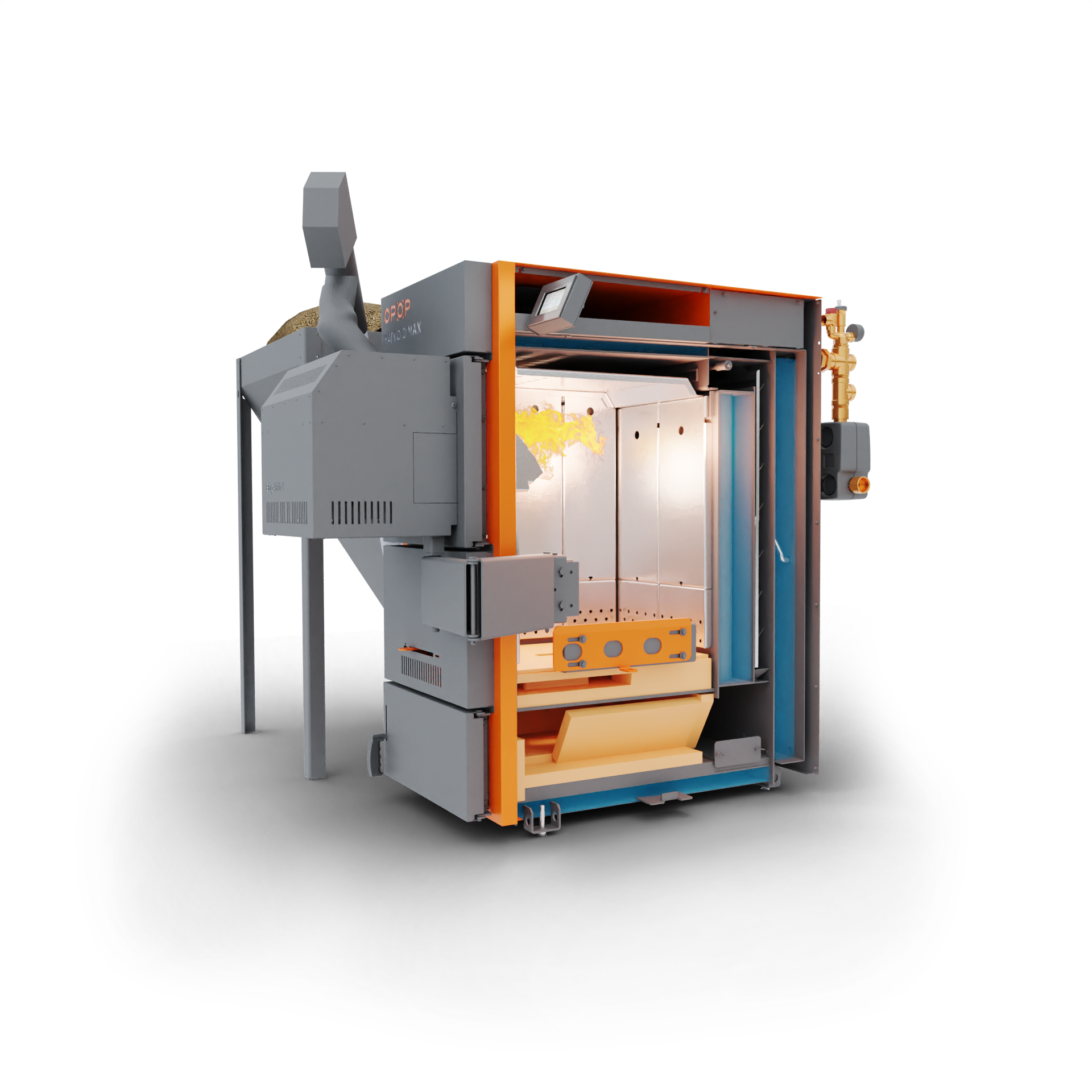 H4 Eko Kombi Pelletheizung und Holzvergaser Kombikessel 25 und 35 kW