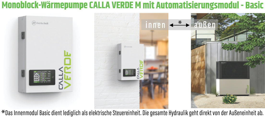 Wärmepumpe Calla Verde M 5 bis 20 kW bis 65°C. Monoblock